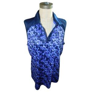 Grand Slam Size XL Ladies Golf Pickleball Tennis Collared Activewear Top